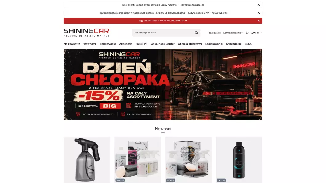 ShiningCar Auto Detailing Sklep